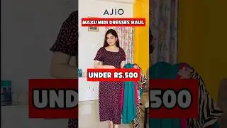Modest Ajio Birthday Dresses With Strict Parents Under Rs.500🤭😍 #shorts