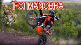 moto de trilha ro&iacute;a na trilha de moto Andr&eacute; MOTOVLOG YT