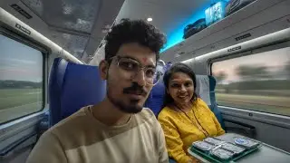 India Ki Fastest Train Vande Bharat 🚄 | First Time Travel, Food & Passengers ka Real Experience 😮