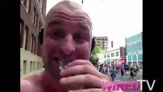 JP Allen does the Broad Street 10miler in a Prom Gown