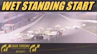 GT Sport - Daytime Wet Racing - Standing Start Fun