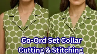 Ladies Coat Collar Neck Cutting And Stitching | Coat Collar Gala banane ka tarika #CoatCollar