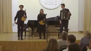 МЕНДЕЛЬСОН Скерцо - Рафаэль Сапуков (баян), Теймур Кулиев (домра) и Юлия Кузнецова (домра)