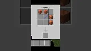 Minecraft me Craft a copper mace #minecraft #mcpe #shorts