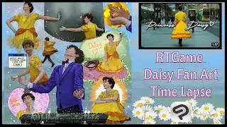 Digital Art Time Lapse: RTGame Daisy Fanart