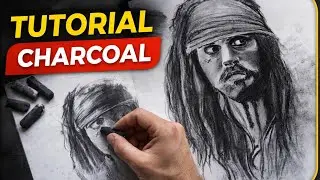Jack's Pyro drawing 💥with charcoal 😃💯