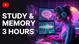 80s Retro-Futuristic Study Lab 🚀 Electrofunk Alpha Waves &ndash; Brain Booster Beats (3 Hours)
