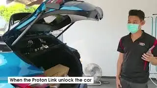 Proton link to control for lock / unlock power tailgate