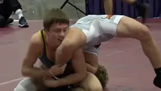 132 lbs Brian Courtney (Pennsylvania) v Breyden Bailey (Indiana) Wrestling