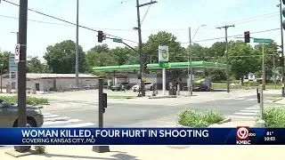 Woman killed, four hurt in Kansas City shooting near Prospect