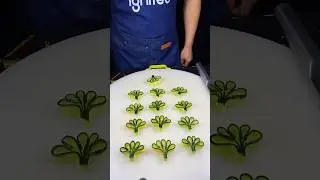 #Learn How to Cucumber 🥒 Make Carving cutting design#Creative Vagetable#Easy Vagetable Carving#