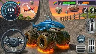 Impossible Mega Ramp Race 3D Challenge | Monster Truck Stunt Car Simulator | Android Gameplay 2025