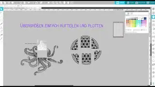Übergrößen einfach aufteilen und plotten - Silhouette Studio