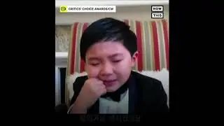 앨런 김 '미나리' 아역배우상 폭풍눈물 수상소감/ Alan Kim, &lsquo;Minari&rsquo; /His Critics&rsquo; Choice Awards acceptance Speech #Shorts