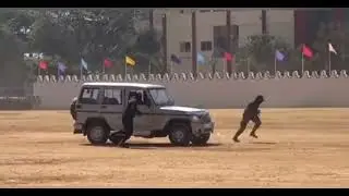 Black horse ने दिखाय कमल  anti hijacking bus intervention demo#shorts #you#tube #viral #video #army