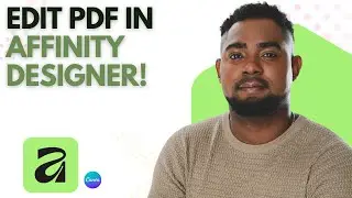 How to Edit PDF in Affinity Designer | Easy Step-by-Step Tutorial for Beginners
