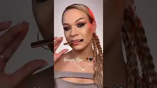 🥀🖤 Vampy Lips Trend 🥀 easy tutorial ‼️ #shorts