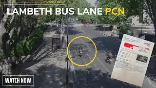 Lambeth bus lane Penalty Charge Notice