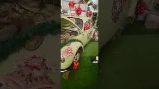 Antique Volkswagen in Christmas Decorations