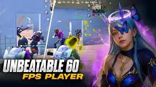 60 Fps enough for me | intense 1v4 | BGMI 🔱