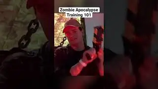 I used VR to train for the zombie apocalypse #vr #oculus #quest #metaverse #zombiesurvival #horror
