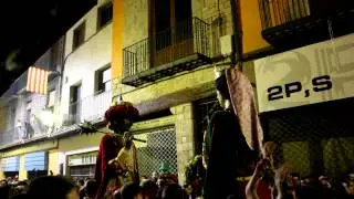 La Patum 2012 - Passacarrers Dimecres (Gegants)