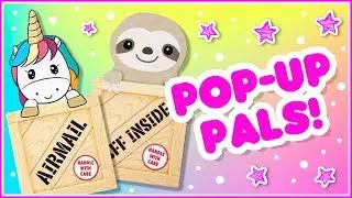 🦄DIY POP-UP UNICORN AND SLOTH | Girl Talk Art magazine ⬆️