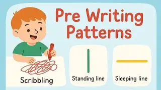 How to Teach your child to write | pre writing patterns #learning #shorts #playschoolactivity