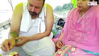 Asthi Visarjan & Pind Daan by Client | Triveni Sangam Prayagraj | Prayag Pandits