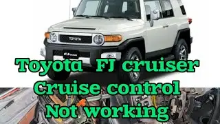 Toyota FJ cruiser || Horn and cruise CONTROL  Not Work || Clock spring change