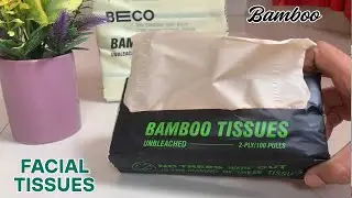 Beco Bamboo Soft Facial Tissue Papers: Eco-Friendly, Unbleached & Skin-Safe | Buy 3 Get 3 Free Deal