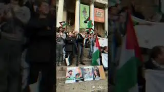 Demonstrations and activities continue in the Belgian capital, Brussels, expressing solidarity....🇵🇸