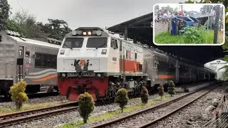 Kereta Api Logawa Ditabrak Sebuah Truk di Perlintasan Sebidang di Jember #keretaapi #truk #truck