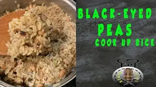 Black-Eyed Peas Cook Up Rice with Bush Cook Flavor | Tasty Recipe | Guyanese Old Year, New Year