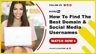 How To Find The Best Domain & Social Media Usernames For Your Brand | FREE SEARCH TOOL | 2025