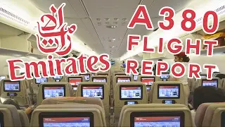 ✈ (Flight Report) Emirates A380 Economy - Kuwait to Mumbai via Dubai (HD)