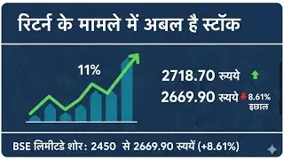 Top Performer Stock: 11% Massive Jump! | BSE Ltd Stock Analysis