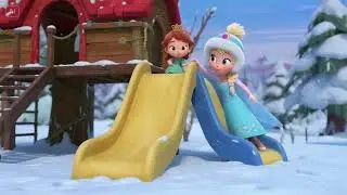 ❄️ Elsa&rsquo;s Little Slide Adventure | Fun Kids Song & Playground Fun 🛝✨