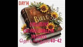 DAY 14 Catholic Bible in a year (365 days ) #biblereading 