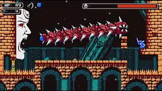 Astalon: Tears of the Earth - Gorgon Space Worm (Boss 2)