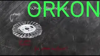 Before & After with Knotted wheel brush from Orkon. #abrasives #wheelbrush