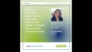 Análisis de actividades prácticas en  materiales didácticos de Química ambiental