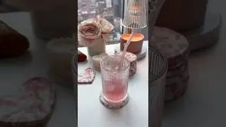 DIY pink coasters 🎀 #diy #pink #coasters #drink #aesthetic #asmr #thatgirl #crafts #clay #decor