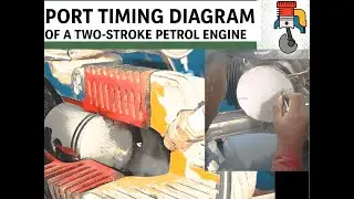 Port Timing Diagram of a Two-Stroke Petrol Engine | Explained with Easy Animation