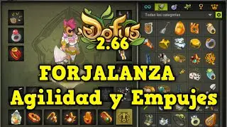[DOFUS 2.66] FORJALANZA lvl. 66 de AGILIDAD y DAÑO POR EMPUJE?? | Koliseos 1vs1 - Kuyvros-yt