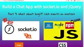 Build a Chat App with socket.io and jQuery, Part 9
