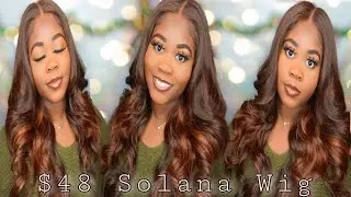Sensationnel Cloud9 Wig Solana| Flamboyage Chococolate | Synthetic Lace Front Wig Install