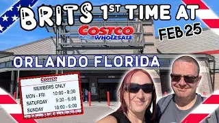 Brits First Time In A HUGE US Costco ! Orlando Costco Tour