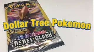 Pokemon Sword and Shield Rebel Clash!  Dollar Tree Booster Pack Opening!