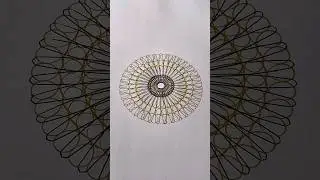 Best Spirograph and Satisfying Video #noise #art #impossible #pattern #skills #ytshorts #relaxing